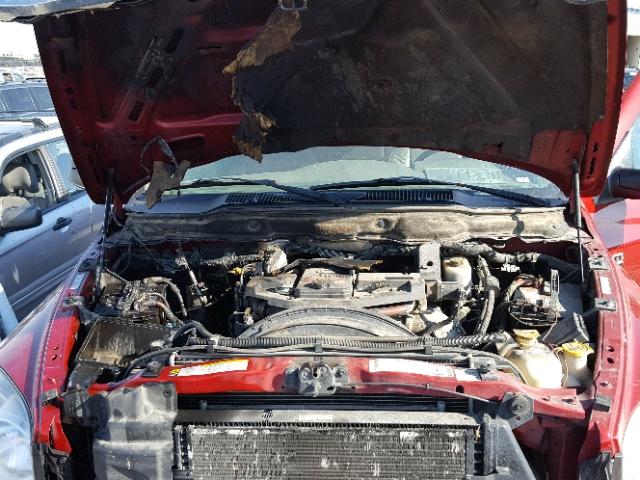 3D7KS28A88G204652 - 2008 DODGE RAM 2500 S წითელი ფოტო 7
