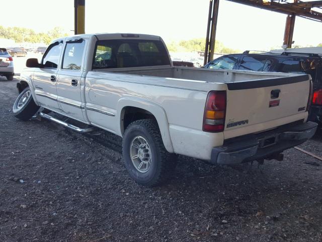 1GTHC23192F237032 - 2002 GMC SIERRA WHITE photo 3