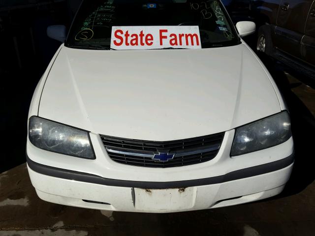 2G1WF52E329324673 - 2002 CHEVROLET IMPALA WHITE photo 10