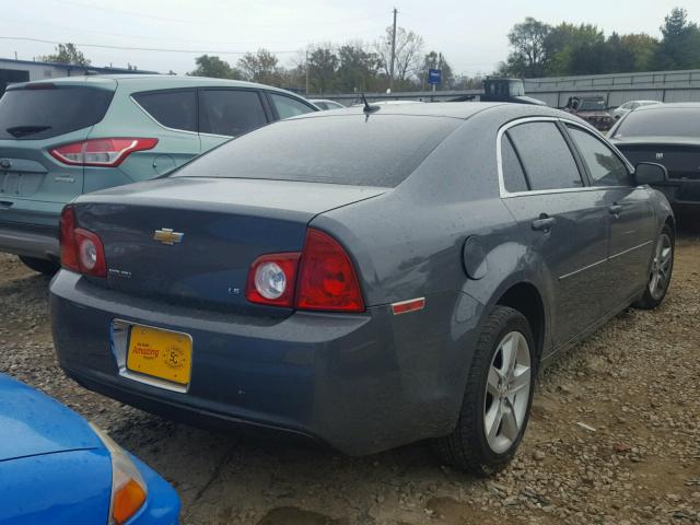 1G1ZG57B894187946 - 2009 CHEVROLET MALIBU LS ნაცრისფერი ფოტო 4
