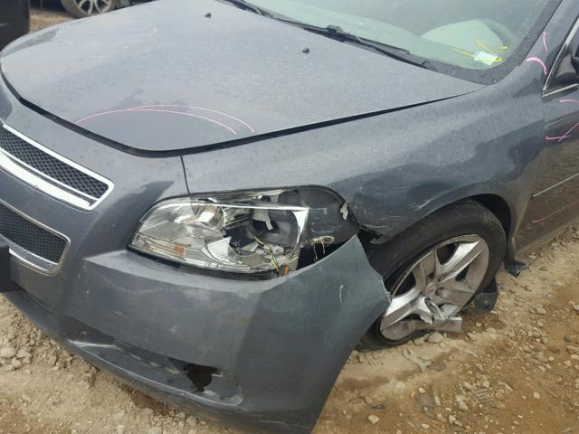 1G1ZG57B894187946 - 2009 CHEVROLET MALIBU LS ნაცრისფერი ფოტო 9