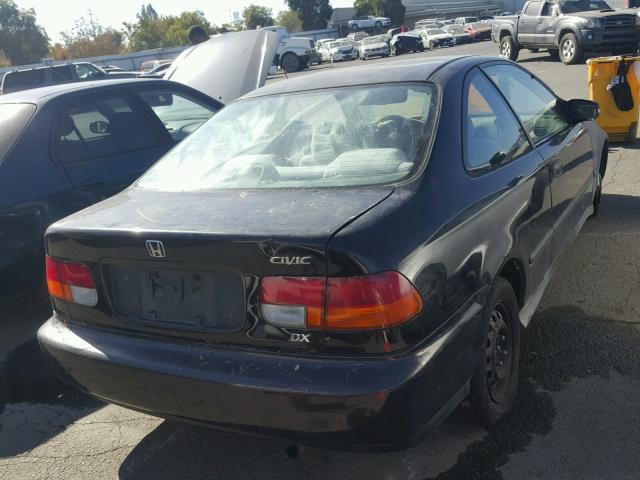 1HGEJ6224VL065705 - 1997 HONDA CIVIC DX BLACK photo 4