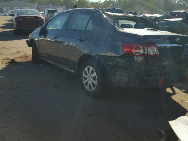 2T1BU4EE2DC102176 - 2013 TOYOTA COROLLA BA SILVER photo 3