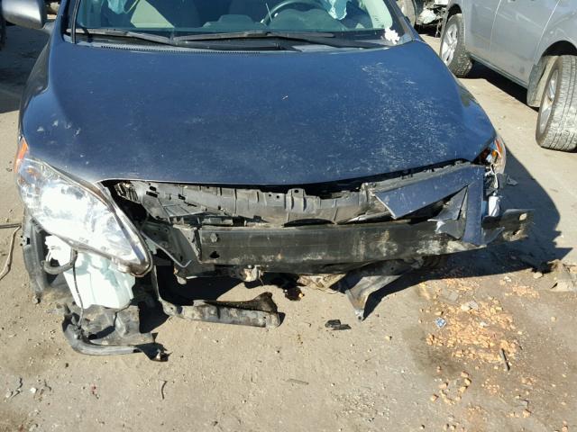 2T1BU4EE2DC102176 - 2013 TOYOTA COROLLA BA SILVER photo 9