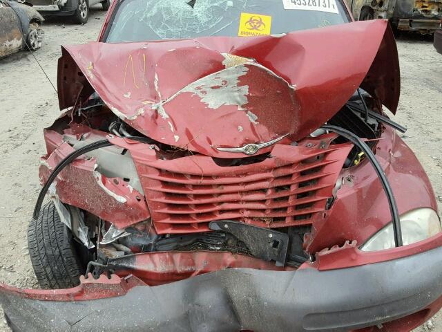 3C4FY48B43T639540 - 2003 CHRYSLER PT CRUISER MAROON photo 7