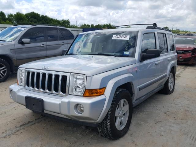 1J8HG48P47C577638 - 2007 JEEP COMMANDER ვერცხლისფერი ფოტო 2