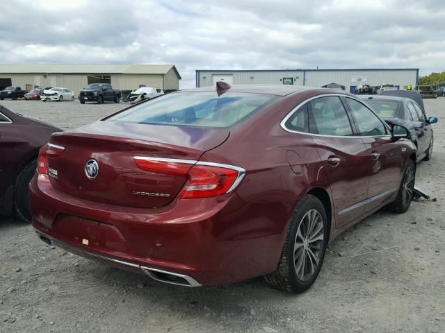 1G4ZP5SS5HU156274 - 2017 BUICK LACROSSE RED photo 4