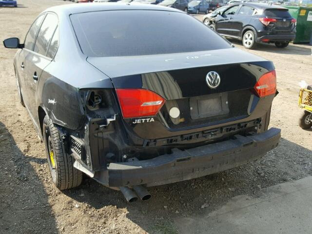 3VW1K7AJ3BM310039 - 2011 VOLKSWAGEN JETTA BASE Սև լուսանկար 9