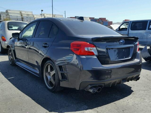 JF1VA1B68G9833745 - 2016 SUBARU WRX GRAY photo 3