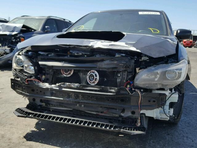 JF1VA1B68G9833745 - 2016 SUBARU WRX GRAY photo 9