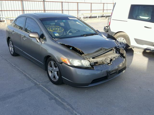 1HGFA16846L128261 - 2006 HONDA CIVIC EX GRAY photo 1