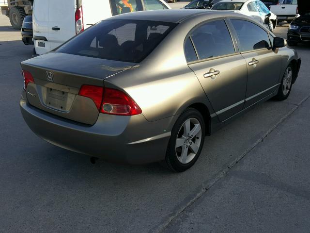 1HGFA16846L128261 - 2006 HONDA CIVIC EX ნაცრისფერი ფოტო 4