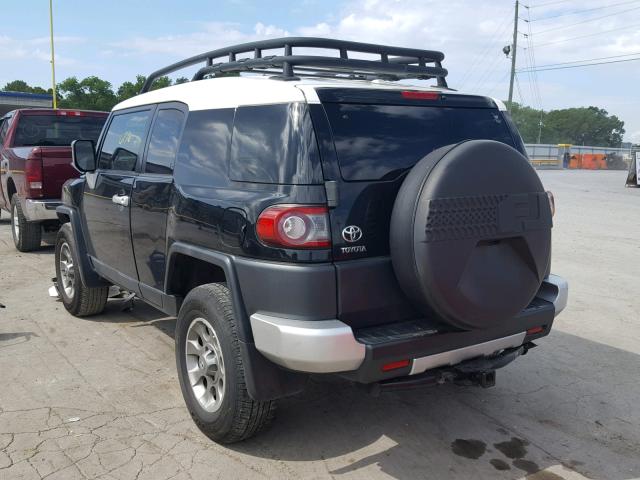 JTEBU4BF0CK136381 - 2012 TOYOTA FJ CRUISER BLACK photo 3