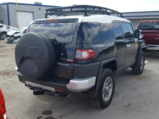 JTEBU4BF0CK136381 - 2012 TOYOTA FJ CRUISER BLACK photo 4