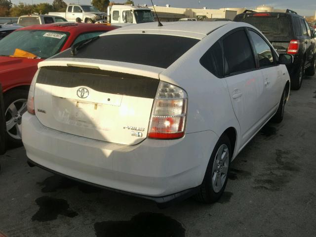 JTDKB20UX77659979 - 2007 TOYOTA PRIUS WHITE photo 4