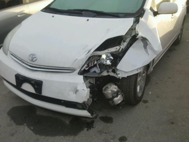 JTDKB20UX77659979 - 2007 TOYOTA PRIUS WHITE photo 9