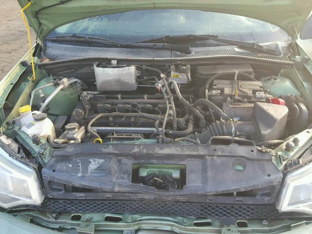 1FAHP33N48W238147 - 2008 FORD FOCUS SE GREEN photo 7