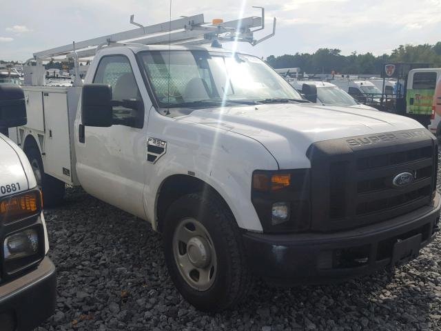 1FDWF30568EC54912 - 2008 FORD F350 SRW S WHITE photo 1