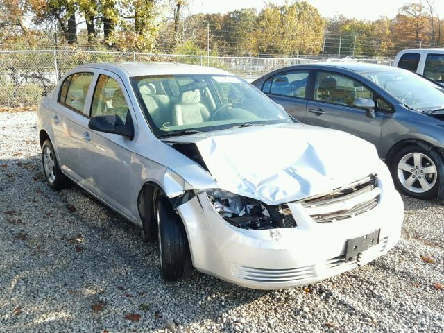 1G1AK55F577118810 - 2007 CHEVROLET COBALT LS SILVER photo 1