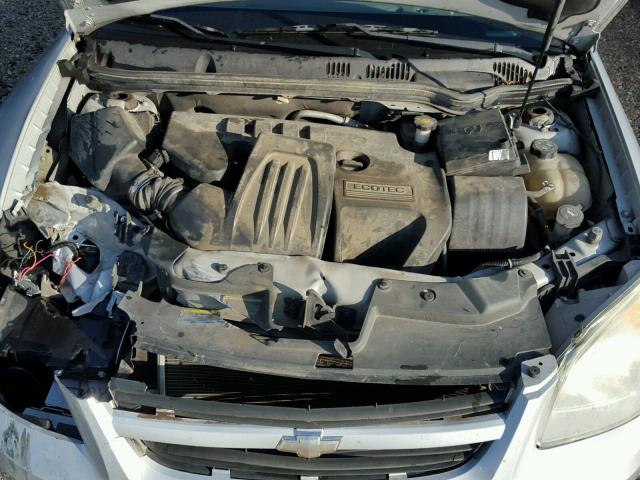 1G1AK55F577118810 - 2007 CHEVROLET COBALT LS SILVER photo 7