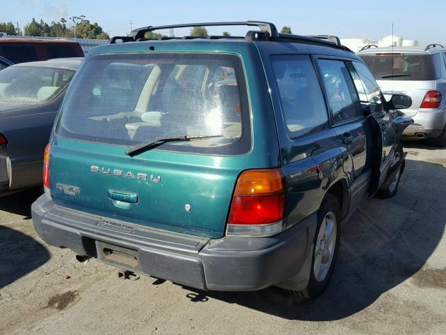 JF1SF6353WH772185 - 1998 SUBARU FORESTER L GREEN photo 4