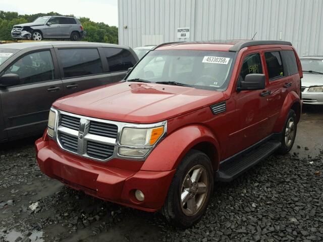 1D8GU58K27W601490 - 2007 DODGE NITRO SLT RED photo 2