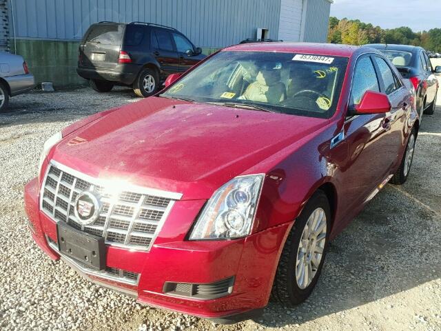 1G6DF5E55D0148848 - 2013 CADILLAC CTS LUXURY RED photo 2