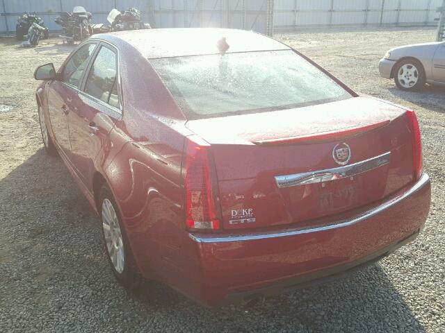 1G6DF5E55D0148848 - 2013 CADILLAC CTS LUXURY RED photo 3
