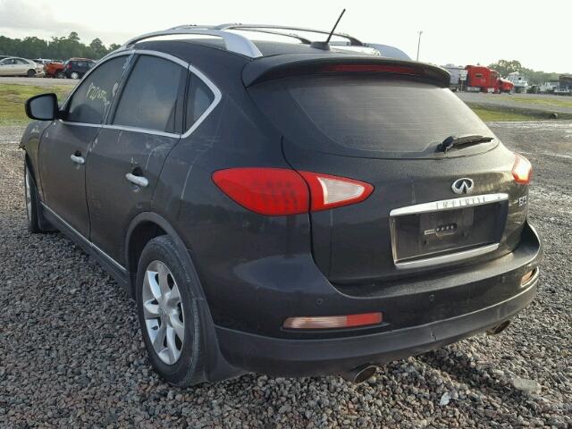 JNKAJ09E78M300685 - 2008 INFINITI EX35 BASE BLACK photo 3