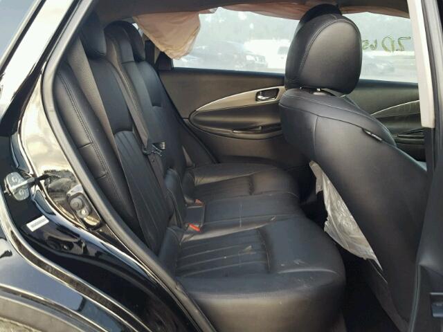 JNKAJ09E78M300685 - 2008 INFINITI EX35 BASE BLACK photo 6