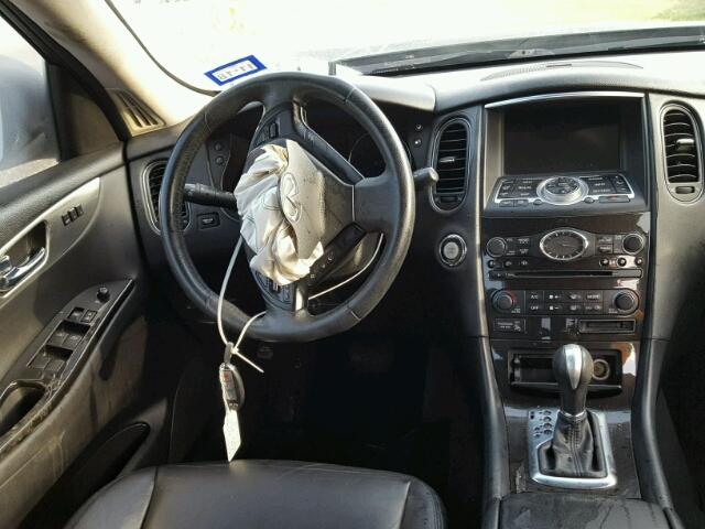 JNKAJ09E78M300685 - 2008 INFINITI EX35 BASE BLACK photo 9