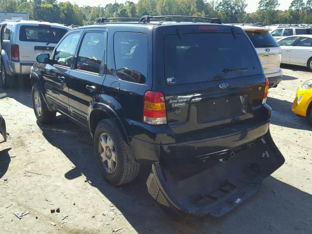 1FMCU94136KC95452 - 2006 FORD ESCAPE LIM BLACK photo 3