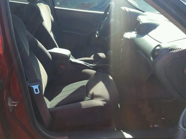 1G2NF52E34M628194 - 2004 PONTIAC GRAND AM S 勃艮第红 照片 5