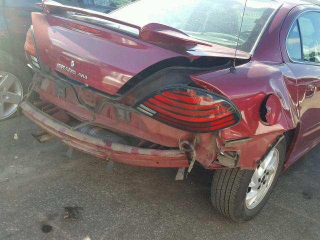 1G2NF52E34M628194 - 2004 PONTIAC GRAND AM S 勃艮第红 照片 9