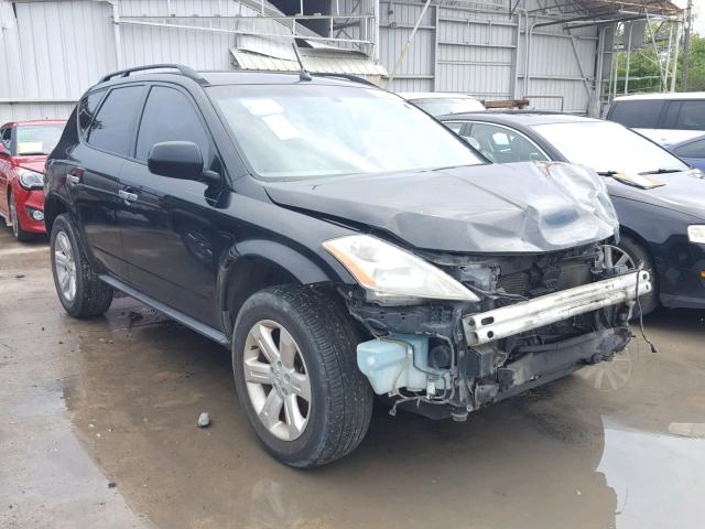 JN8AZ08T96W413053 - 2006 NISSAN MURANO BLACK photo 1