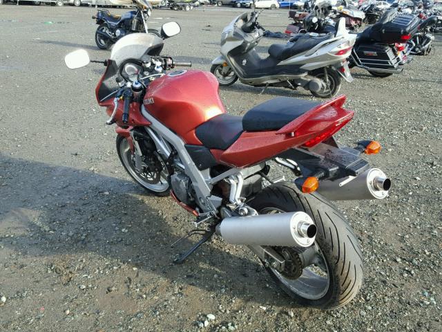 JS1VT54A632103682 - 2003 SUZUKI SV1000 SK3 RED photo 3