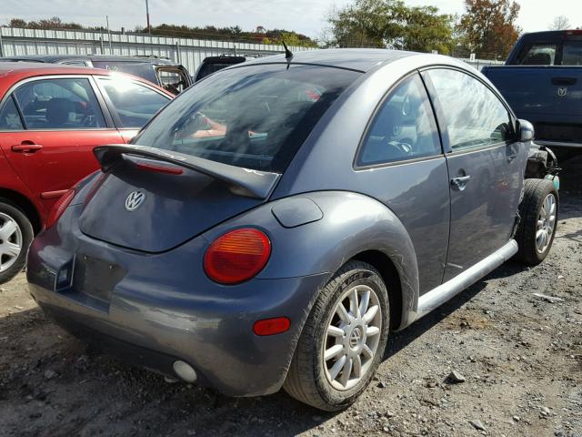 3VWCR31C74M408377 - 2004 VOLKSWAGEN NEW BEETLE GRAY photo 4