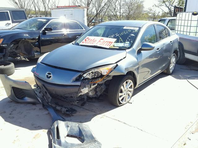 JM1BL1V70C1663854 - 2012 MAZDA 3 I TEAL photo 2