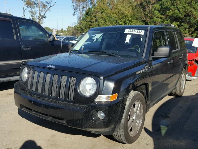 1J8FF28W47D273306 - 2007 JEEP PATRIOT SP BLACK photo 2