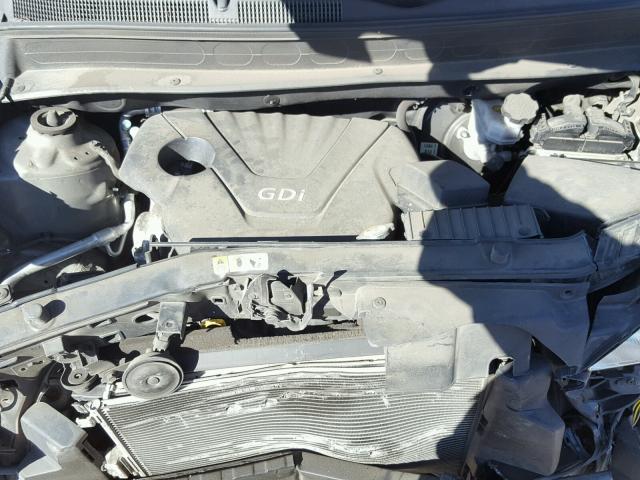 KNDJT2A56D7599761 - 2013 KIA SOUL GRAY photo 7