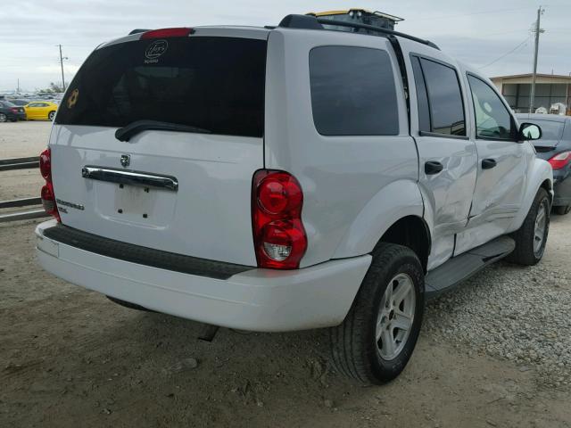 1D4HD48N74F200796 - 2004 DODGE DURANGO SL WHITE photo 4