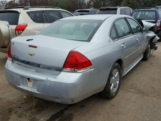 2G1WT57N191265374 - 2009 CHEVROLET IMPALA SILVER photo 4