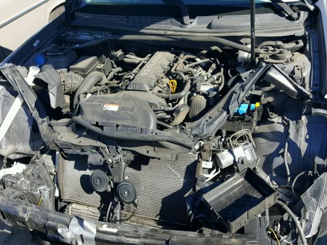 KMHHT6KD9AU027359 - 2010 HYUNDAI GENESIS CO SILVER photo 7