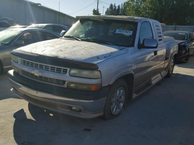 2GCEC19T4X1240344 - 1999 CHEVROLET SILVERADO WHITE photo 2