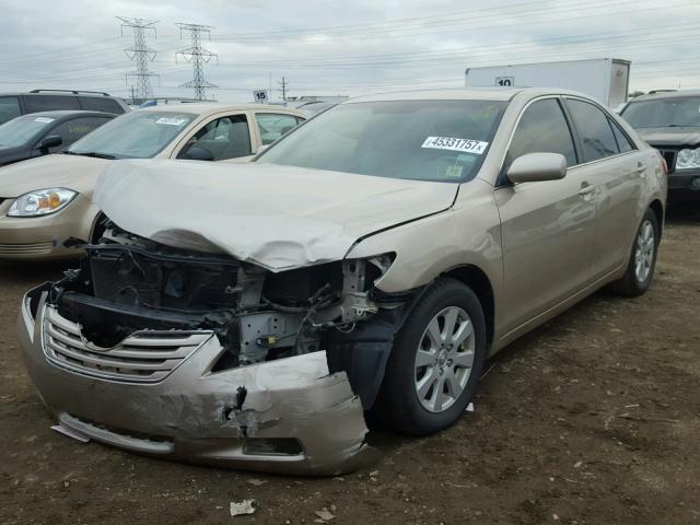 4T1BE46K97U051098 - 2007 TOYOTA CAMRY NEW GOLD photo 2