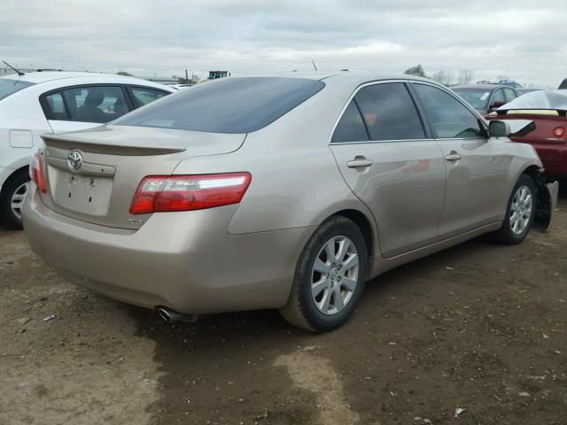 4T1BE46K97U051098 - 2007 TOYOTA CAMRY NEW GOLD photo 4