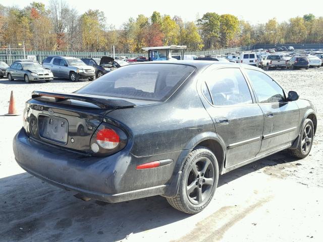 JN1CA31D4YT710237 - 2000 NISSAN MAXIMA GLE BLACK photo 4