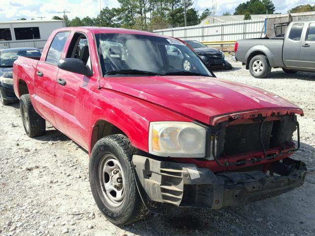 1D7HE28K66S703062 - 2006 DODGE DAKOTA QUA RED photo 1