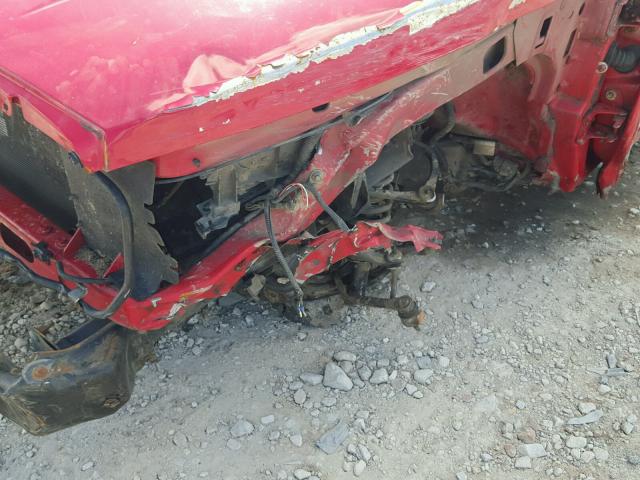 1D7HE28K66S703062 - 2006 DODGE DAKOTA QUA RED photo 9