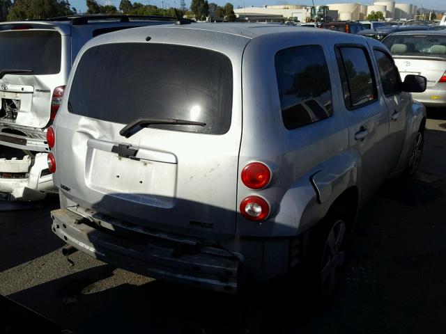 3GNBAAFW2BS643377 - 2011 CHEVROLET HHR LS Plata foto 4